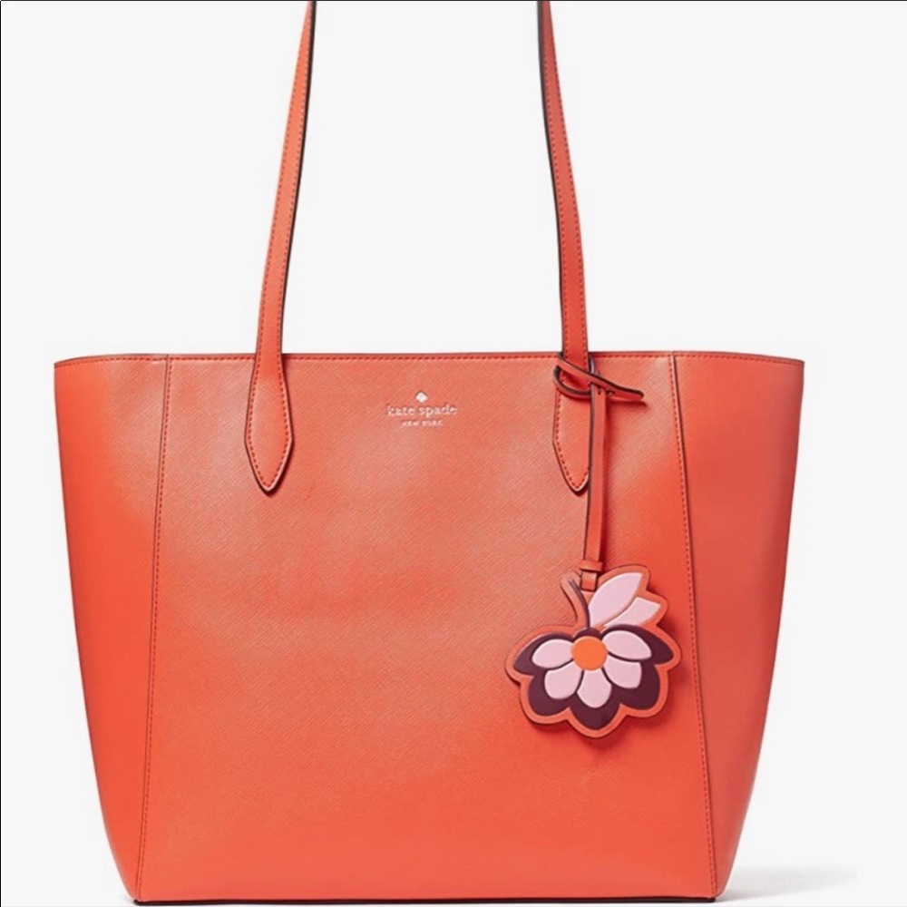 Kate Spade Dana Orange Saffiano Tote
